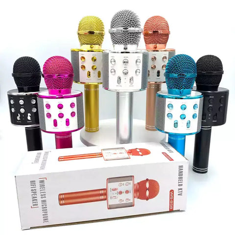 Bluetooth Wireless Microphone with Speaker