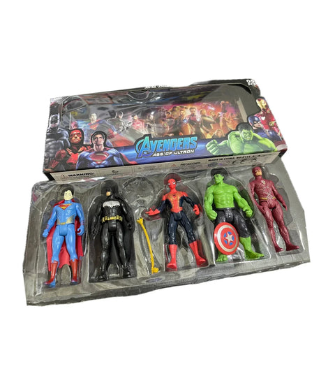 Avengers Action Figures – Pack of 5 (Box Set