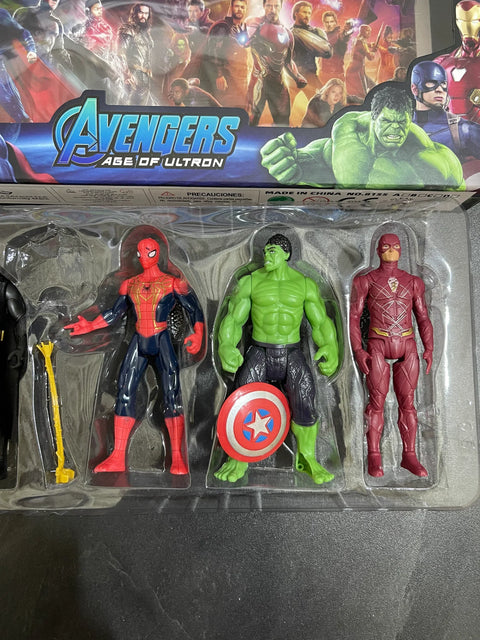 Avengers Action Figures – Pack of 5 (Box Set