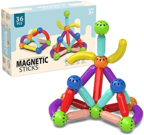 25 PCS Magnetic Sticks Educational Toy