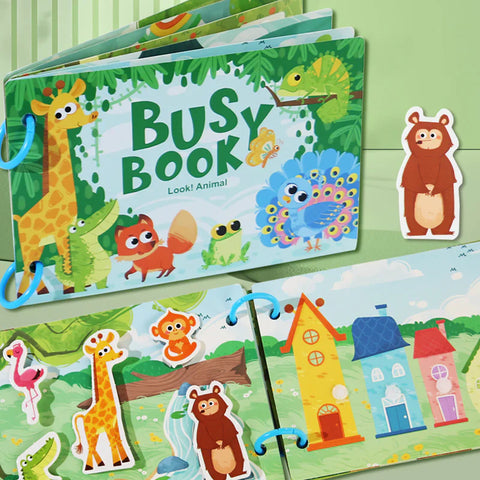 Montessori Learning Busy Book for Kids