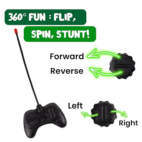 Rechargeable 360° Rotating & Rolling Small Stunt Car Toy