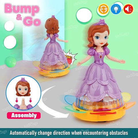 Doll 360 Degree Rotating Light & Sound Toy