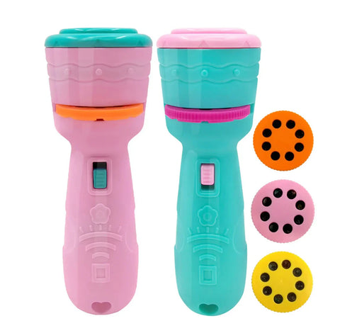 Projector Flashlight Torch for Kids – 3 Reel with 24 Fun Random Images Box Pack