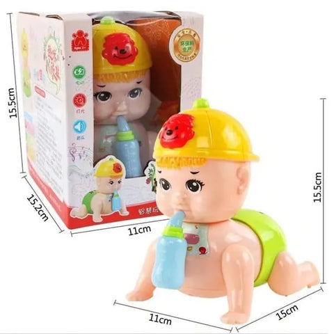 Musical Baby Crawling Toy with 3D Lights & Music Toys for Kids and Babies