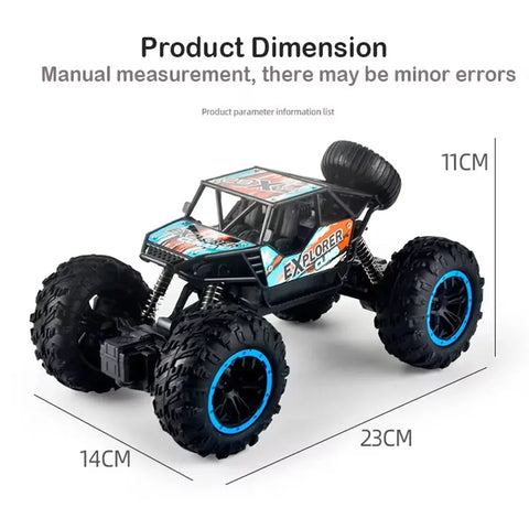Rock Crawler RC Metal Remote Control Car for Kids With Smoke Effect