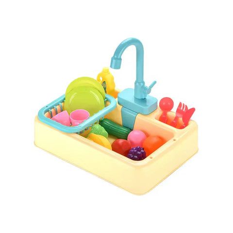 Kids Kitchen Sink Toy – Electric Pretend Play Set