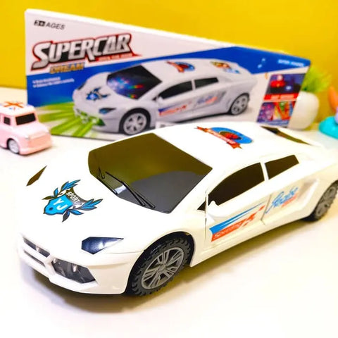 Super Amazing 3D lightening Moving & Revolving Car