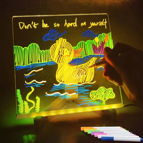 LED Glow Drawing Board for Kids!
