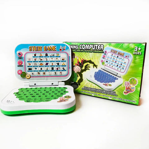 Different Characters Themed Mini Learning Laptop For Kids Assortment