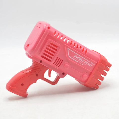 Space Rocket Bazooka Bubble Gun Toy 32 Holes
