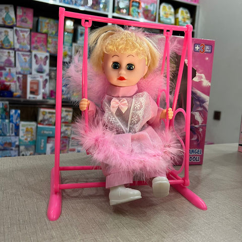 Swing Baby Doll With Light & Music For Kids