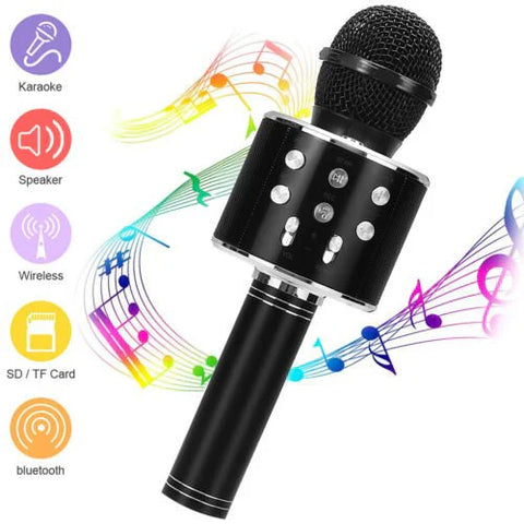 Bluetooth Wireless Microphone with Speaker