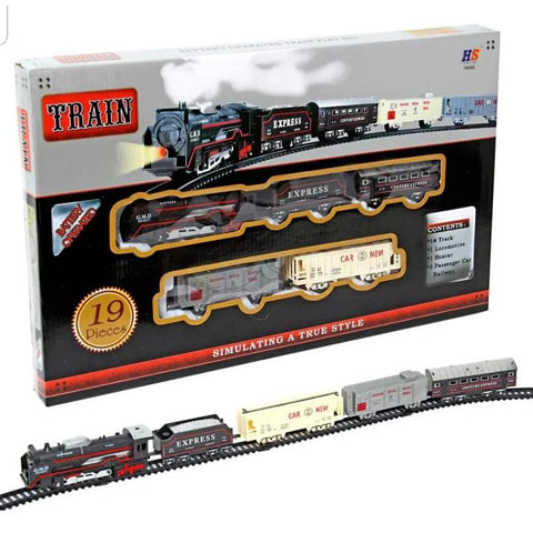 Battery Operated Train Toy - Black