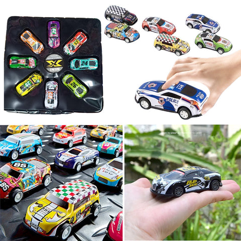 6 pcs set of Dinky Metal pull back Model Car toy vehicle for kids |