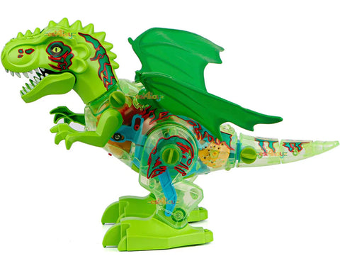 Dinosaur with smoke spray - dino with music