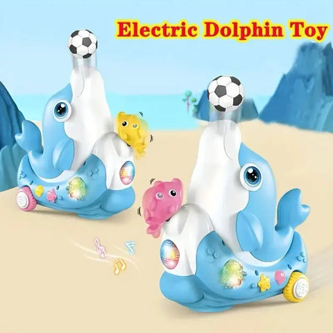 Blowing Ball Dolphin Toy for Kids